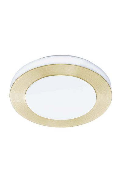 Eglo 900369   White Colored Cast Steel Wall - Led Carp, Brushed Brass Ceiling Lamp