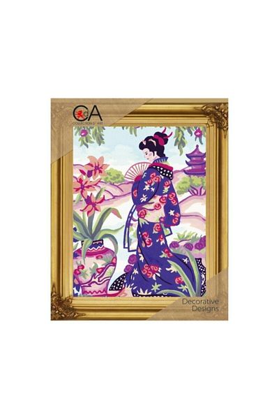 collection d'art Tapestry Kit Including Rope and Needle 22 X 30 Cm Model 6216k
