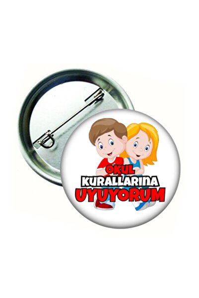 20x I Follow School Rules Badges