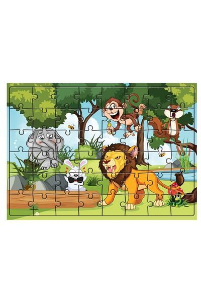 Ayben Yayıncılık Animals and Emotions Puzzle (48 Pieces)