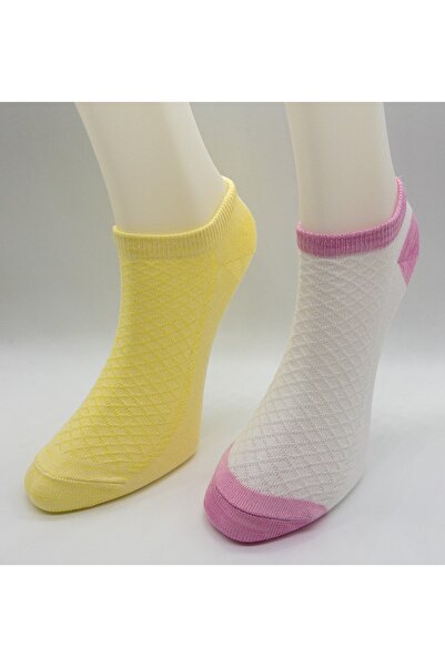 CİHO Чорапи 6 чифта дамски мрежести плетени Nova цветни чорапи до глезена