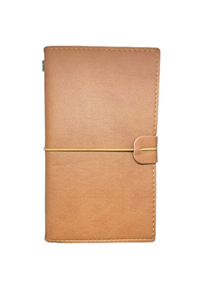 Yağmur Termo Deri Kapaklı Defter 3 Adet Iç Defter 144 Yaprak Taba Rengi