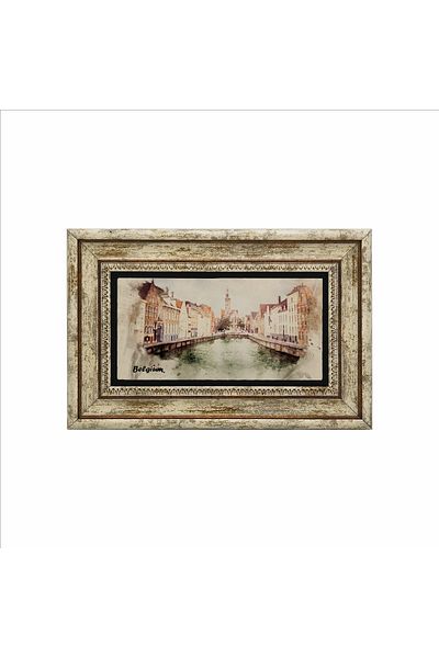 BAKSEPETE Belgium Printed Natural Stone Painting 20Cmx30Cm Drg-028