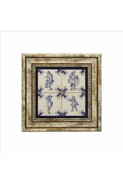 Sadrazam Tablou din piatră naturală imprimată cu model Olanda 25cmx25cm Kd-101