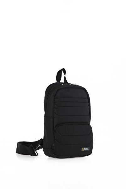 NATIONAL GEOGRAPHIC Чорна сумка-рюкзак - сумка на спину та груди N0726
