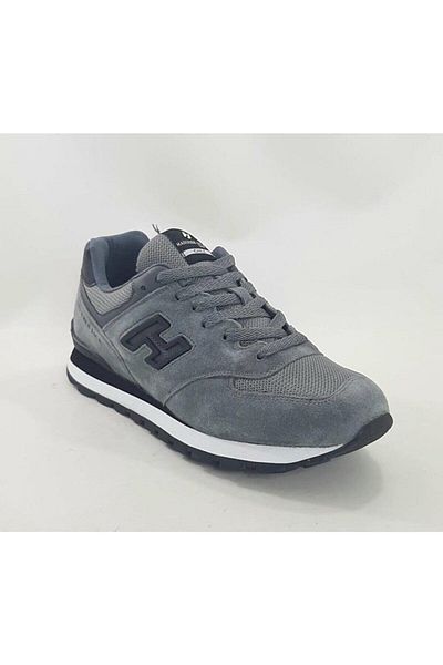 Hammer Jack Chile M Shoes Δερμάτινο Γκρι -μαύρο Ανδρικό Sneaker