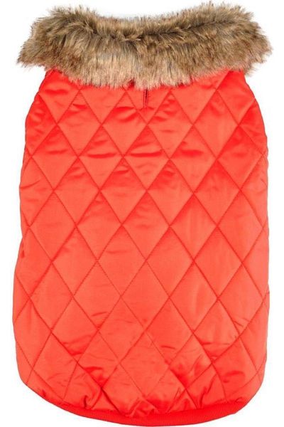 Flamingo Elia Plush Winter Dog Outfit Red 45 Cm