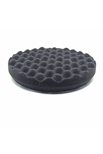 MİRKA Epoksi Reçine Yumuşak Yüzeyli Parlatma Polisaj Köpük Pedi Waffle Siyah Renk 150 X 25 Mm