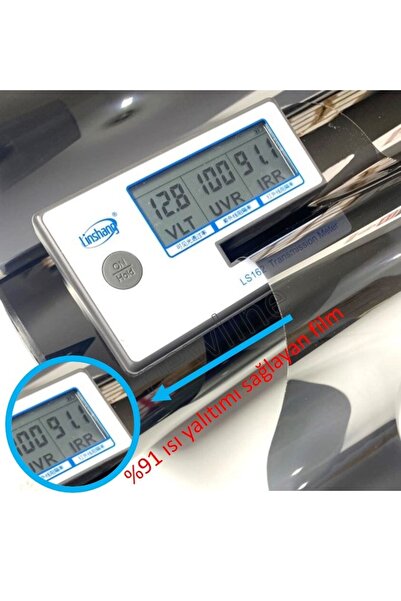 NewVario Cam Balkon Filmi % 75 Isı Yalıtım Özellikli Orta Ton 50 Cm X 3 Metre