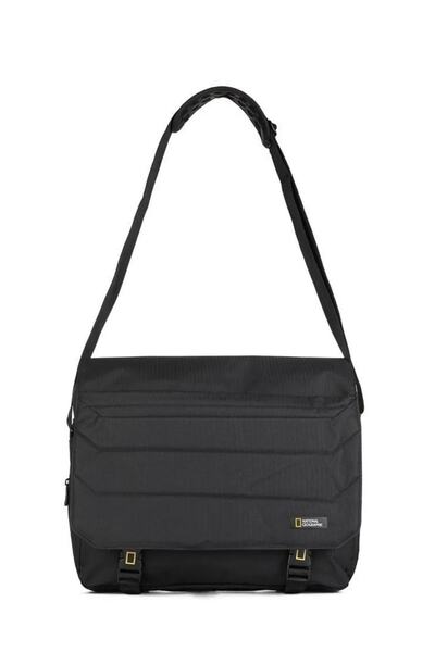 NATIONAL GEOGRAPHIC Ανδρική τσάντα Messenger - Μαύρη N0709