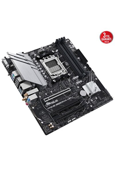 ASUS Prıme B650m-a Wıfı Iı, 4xddr5, 2x M.2, D-sub, Hdmı, Dp, Wi-fi 6, Bluetooth V5.2, Amd Ryzen 7000
