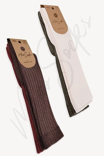Mono Socks Children's Embossed Knee-high 4-pack Socks