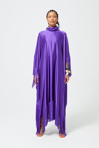 Nuum Design Fringed Dress Purple