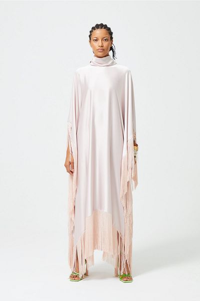 Nuum Design Fringed Dress Powder