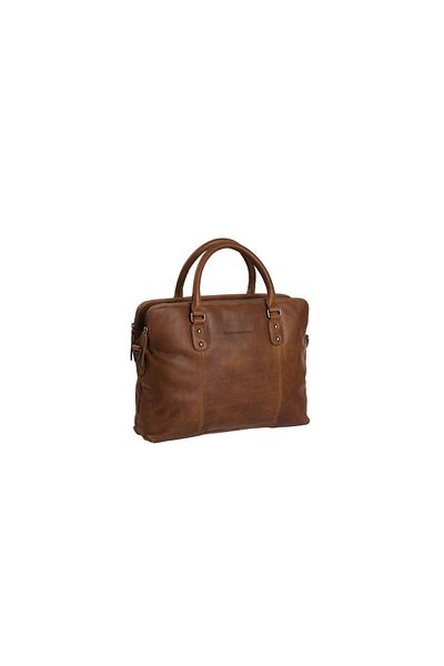 The Chesterfield Brand Laptoptasche - Braun - Strukturiert