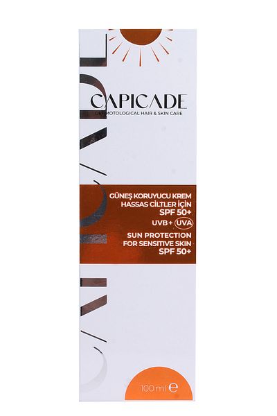 Capicade SPF50+ 100ml Sunscreen Cream - For Sensitive Skin (New Packaging)