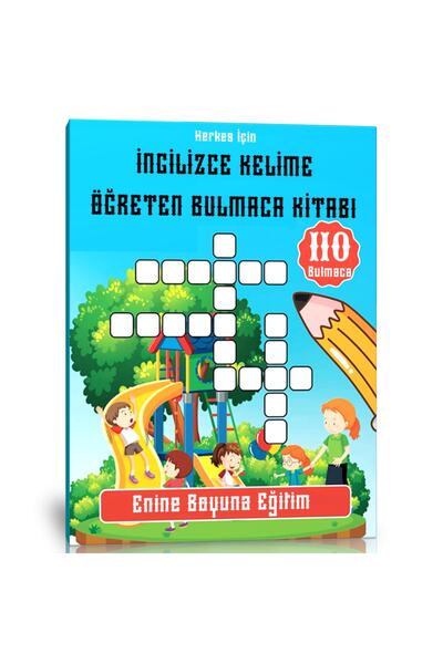 Enine Boyuna Eğitim كتاب ألغاز تعليم الكلمات الإنجليزية للجميع - التعليم الطو...