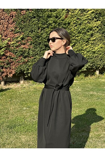 two in sis Scuba Long Stand γιακά Φόρεμα Scuba Long Dress Hijab Φόρεμα Scuba Stand γιακά Φόρεμα με τσέπες