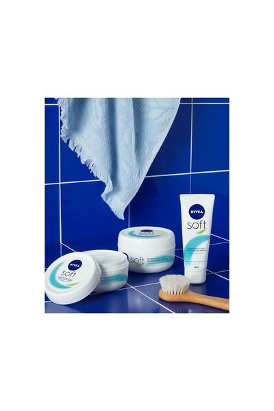 NIVEA Soft Nemlendirici Bakım Kremi 300 Ml X 5 Adet