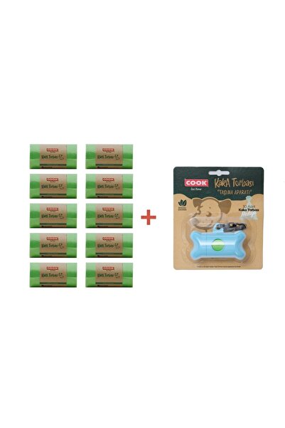 COOK Kaka Torbası 10'lu Ve Taşıma Aparatı (torba Hediyeli)