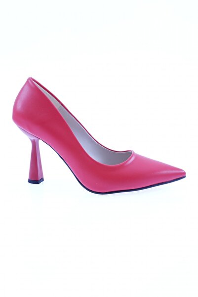 DGN Women's Pointed Toe Thin Heeled Shoes Red 24333379