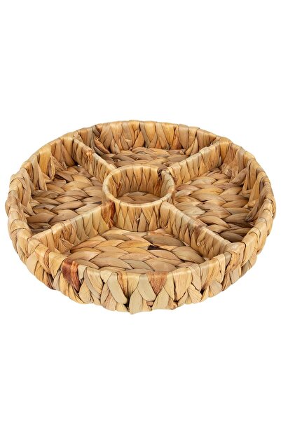 Naturalove Hasır Sunum Tabağı - 5 Gözlü