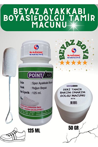 A POINT Point Care Ekstra Yoğun Beyaz Ayakkabı Boyası Ve Çatlak Giderici Dolgu Tamir Macunu