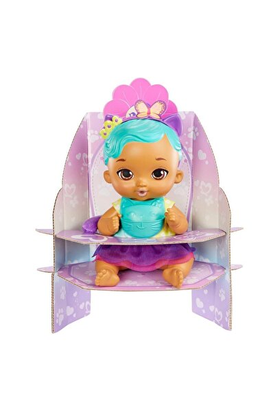mattel Yavru Kedi Bebeğimin Bakım Zamanı Mavi Saçlı Bebek My Garden Baby Hhl22