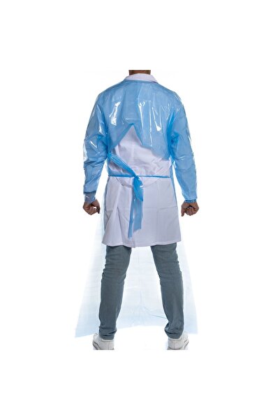 GlobalVet ثوب نصف مفتوح من البولي إيثيلين للاستعمال مرة واحدة - صندوق مكون من...