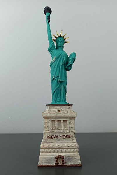 Euro Decora New York Özgürlük Anıtı 21cm Polyester Dekoratif Obje Biblo Hediy...