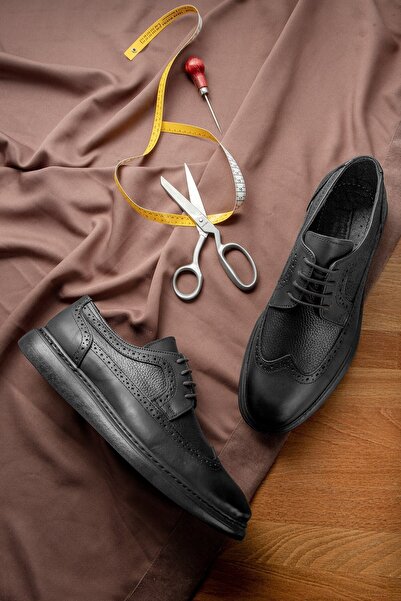 Ducavelli Lusso Hakiki Deri Erkek Günlük Klasik Ayakkabı, Hakiki Deri Klasik Ayakkabı, Derby Klasik