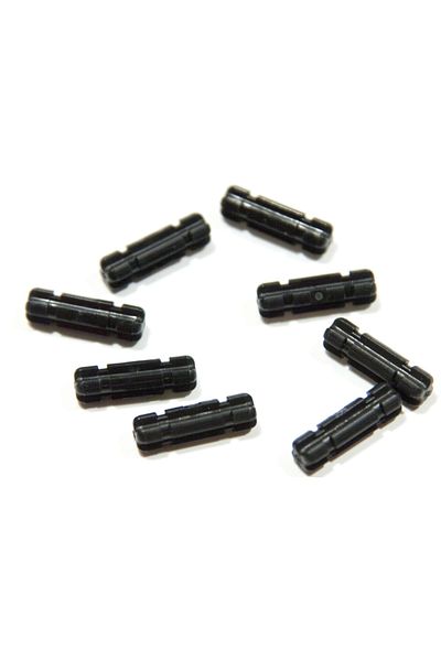 LEGO Technic Moc Custom Axle 2l Notched Black 4 Pieces to Ship