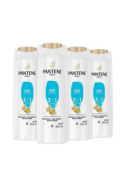 Pantene Pro-v Moisture Therapy Shampoo - 350 ml x 4 in