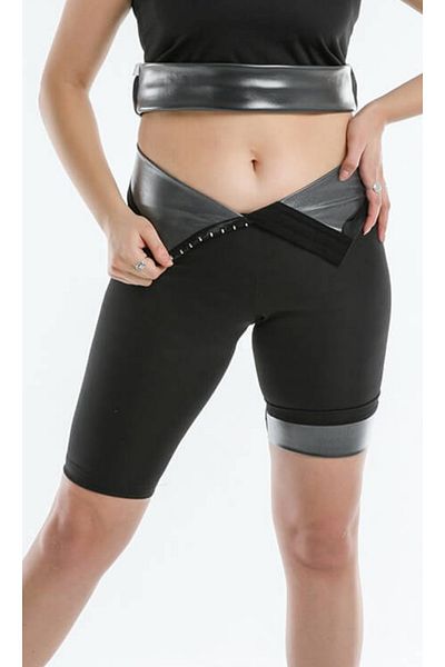 AVENNİES Slimming Thermal Two Sizes Slimming Body Shaper Sauna Clip-on Shorts Corset