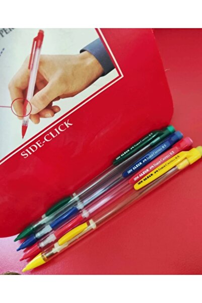 Faber Castell Side Click 0.5 Uçlu Kalem Sarı, Mavi, Pembe Renk Seçeneği