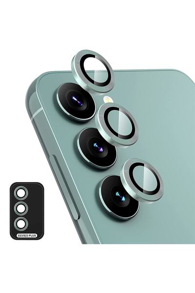 Fibaks Samsung Galaxy S23 & S23 Plus 3 Parça Kamera Lens Koruyucu Cam Kamera ...