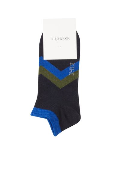 Dıvarese Mavi Kahverengi Çorap