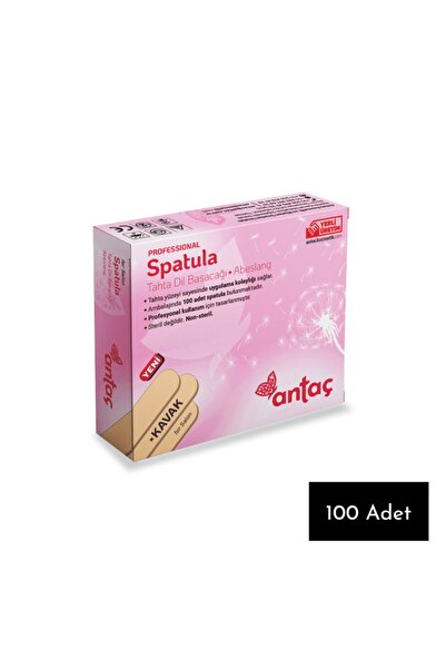 Spatula - Dil Çubuğu Basacağı Kavak Ağacından 1. Kalite 100 Adet