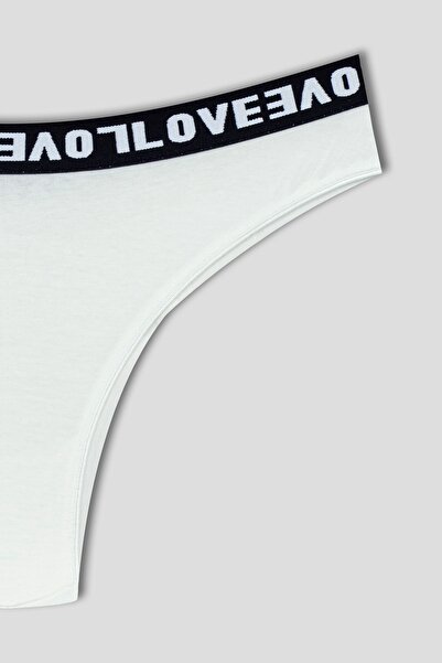 HNX Γυναικεία εσώρουχα White Love Elastic Brazil