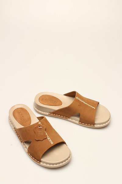 ROVIGO Γυναικείες παντόφλες P Taba Nubuck από γνήσιο δέρμα