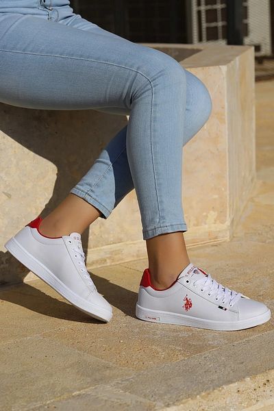 Us polo assn top red shoes