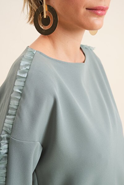 VERDA Μπλούζα με βολάν