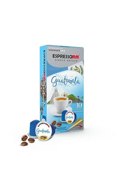 ESPRESSOMM Guatemala Aluminum Capsule Coffee - 10 Pieces Nespresso ® Compatible*