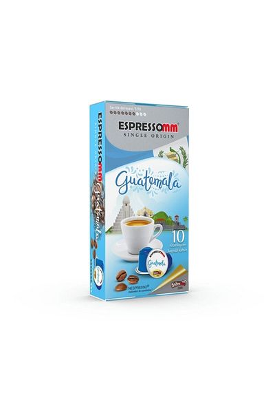 ESPRESSOMM Guatemala Aluminum Capsule Coffee - 10 Pieces Nespresso ® Compatible*