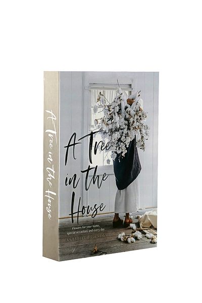 irayhomedecor Декоративна кутия за книги „Дърво и маса“ от 2 части