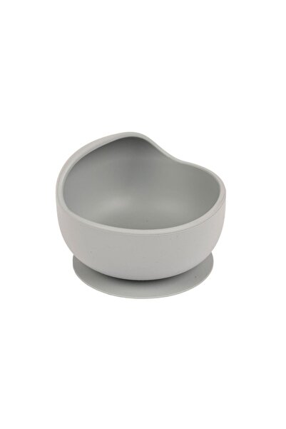Sevi Bebe Gray Vacuum Bottom Silicone Bowl - Mommyslab Store