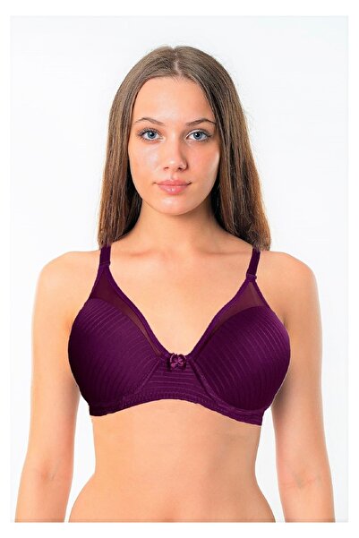 A&K ZÜMRA Sutien cu dantelă din tul căptușit cu jumătate de susținere cu sârmă