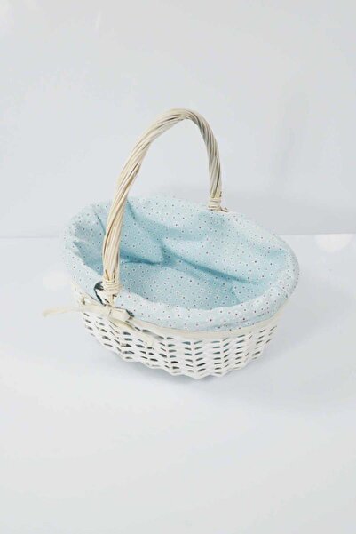 Genel Markalar Hasır Kulplu Piknik Sepeti Orta