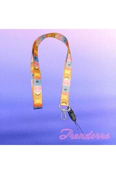 Trenderrs Breloc cu model și nume de identificare frânghie pentru agățat pent...