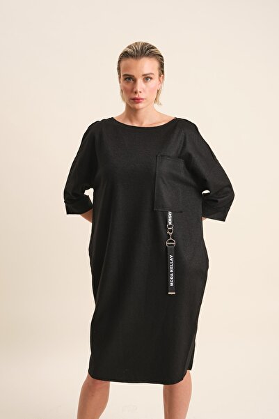 VERDA Oversize Cep Detaylı Elbise